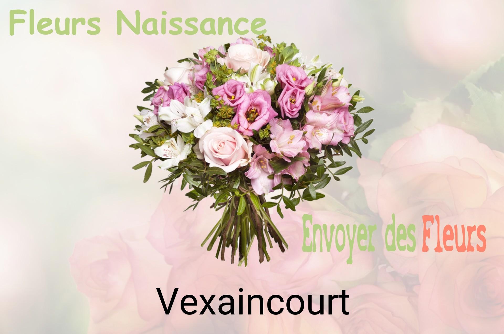 Bouquet de fleurs de naissance livré à Vexaincourt